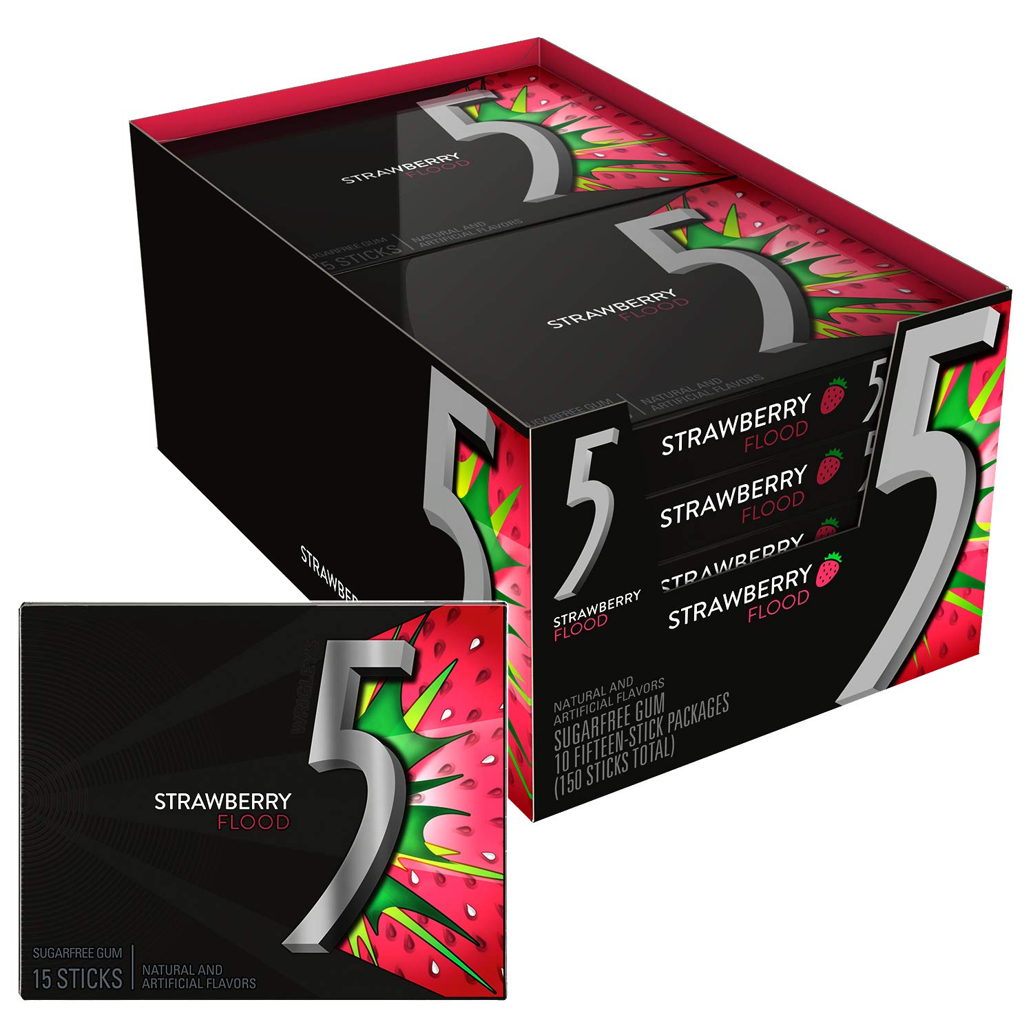 5 Gum Flood (Strawberry)