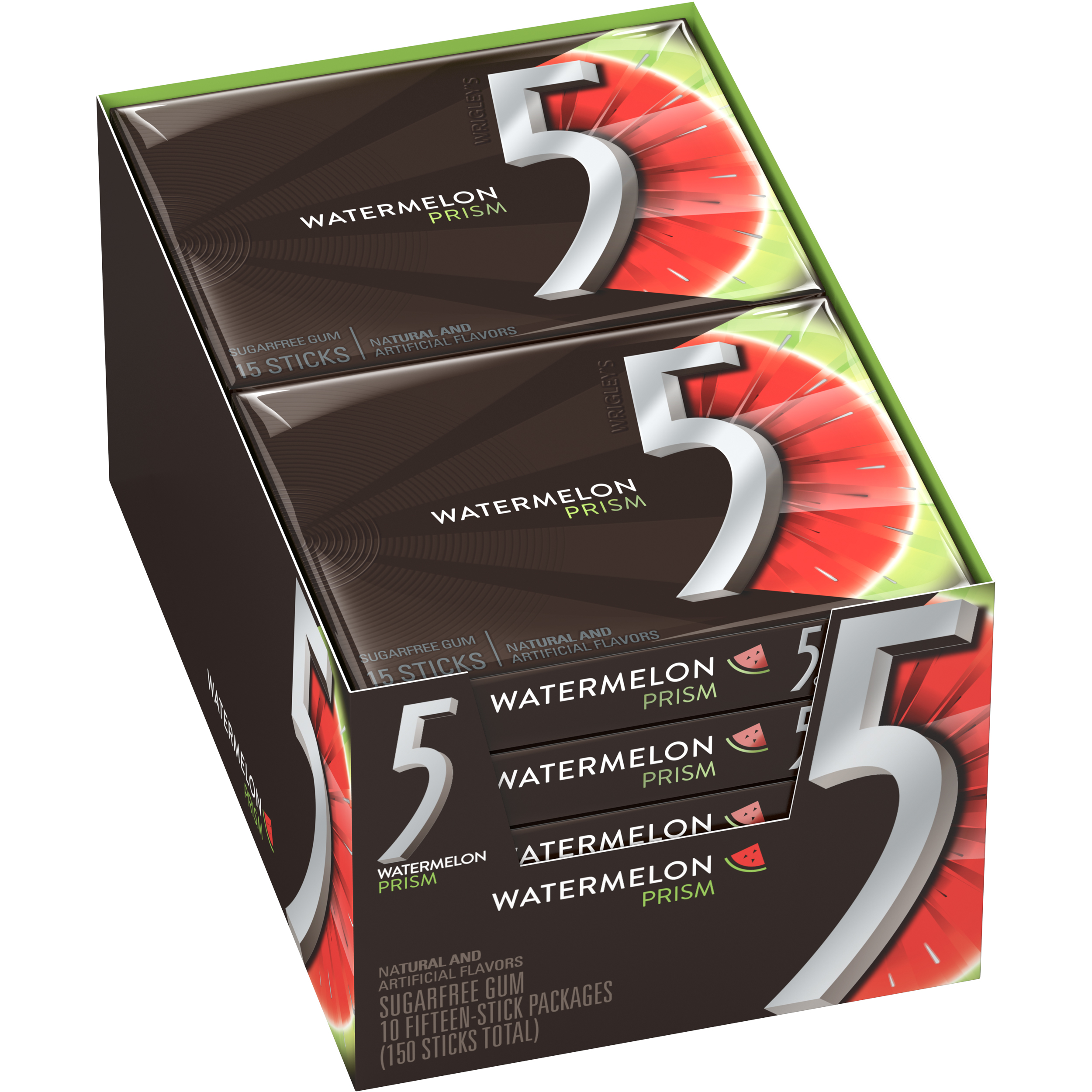 5 Gum Prism (Watermelon)