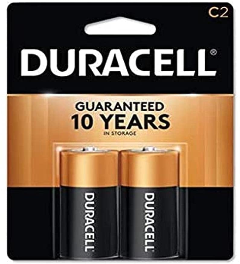 Duracell C Battery 2/PK