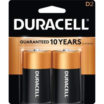 Duracell D Battery 2/PK