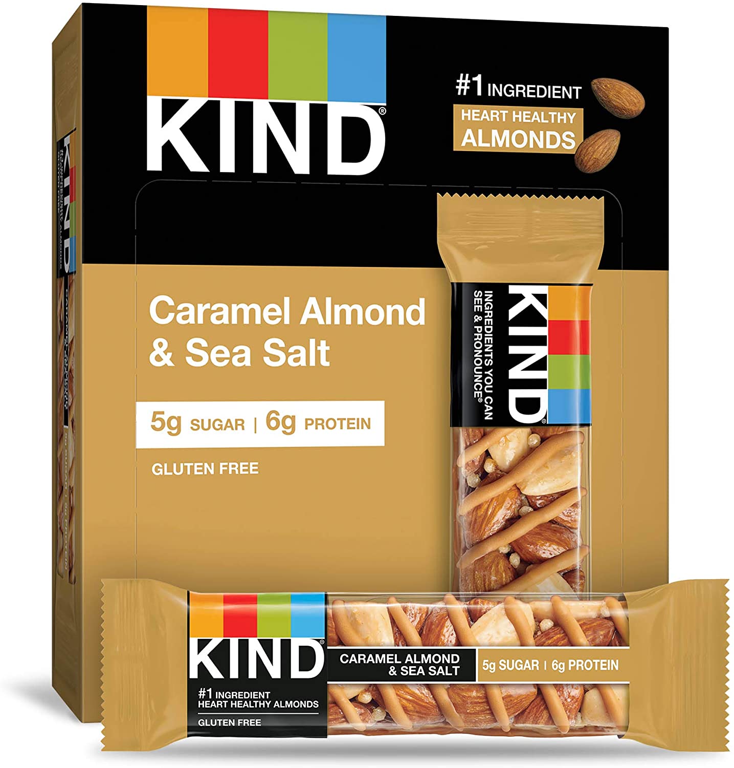 Kind Bar Caramel Almond & Sea Salt