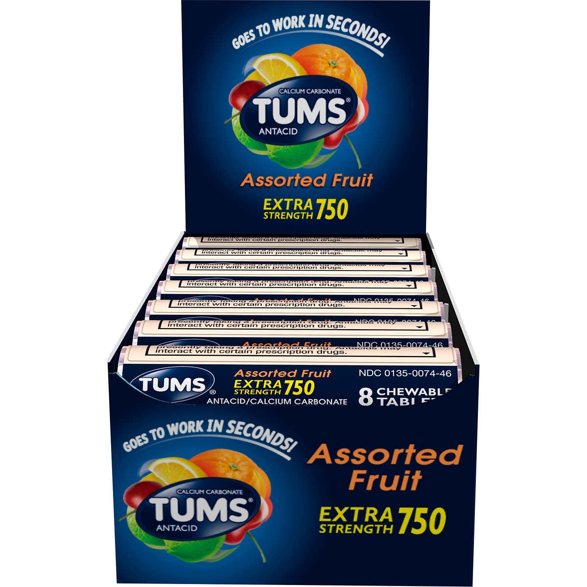 Tums Assorted Fruit 12 ct